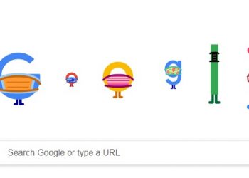 Google Doodle Ingatkan Cara Pencegahan Covid-19