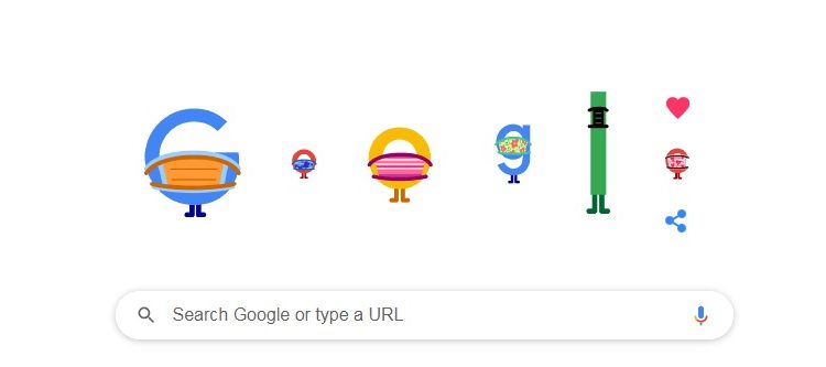 Google Doodle Ingatkan Cara Pencegahan Covid-19