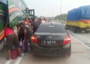 10 Kilogram Sabu Berhasil Diamankan dari Sebuah Bus di Jalan Tol Lampung