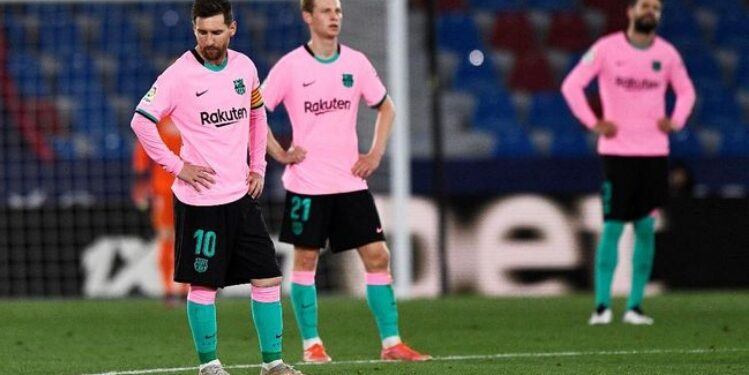 Barcelona Gagal ke Puncak Klasemen Liga Spanyol