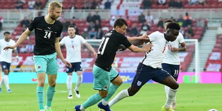 Inggris Sukses Taklukkan Austria Dengan Skor Tipis