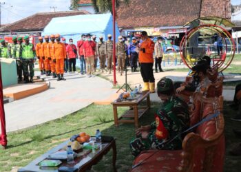 Pesan Winarti Pada Acara Simulasi Penanganan Bencana Banjir