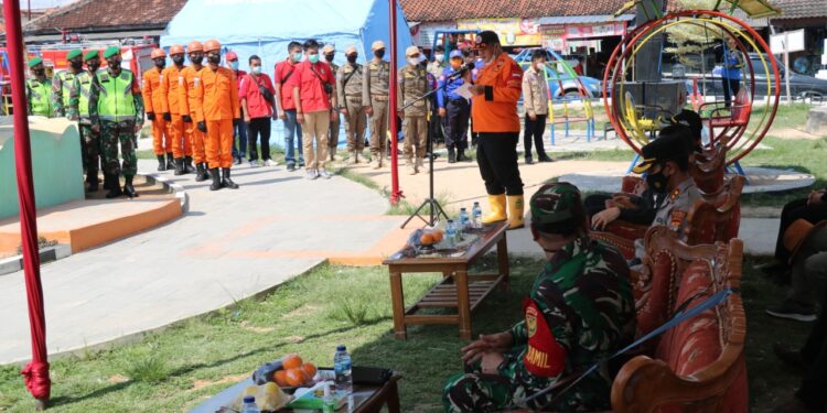 Pesan Winarti Pada Acara Simulasi Penanganan Bencana Banjir
