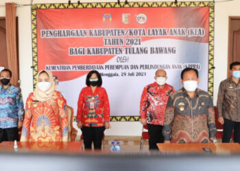 Tulang Bawang Sabet Penghargaan Dari Menteri PPPA