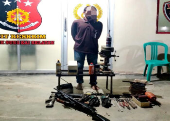 Home Industri Pembuat Senpi Ilegal Dibongkar Polisi