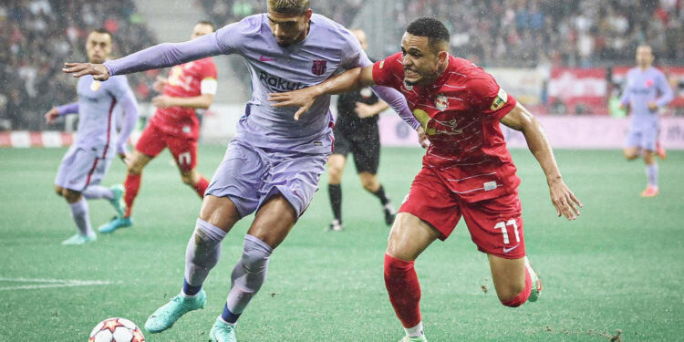 Barcelona Tumbang Saat Bertandang ke Markas RB Salzburg