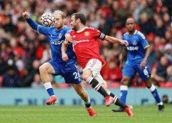 Man United Bantai Everton Dengan Skor Telak