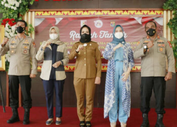 Winarti Ucapkan Ini Kepada Kapolres Tulang Bawang dan Wadir Samapta Polda Lampung
