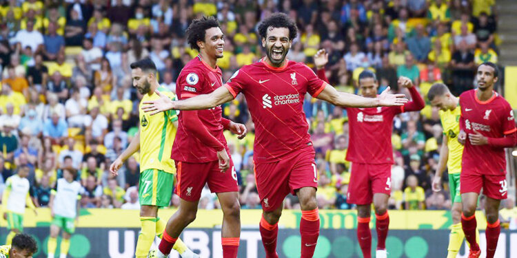 Liverpool Melaju ke Putaran Keempat Carabao Cup Usai Bekuk Norwich Dengan Skor Telak