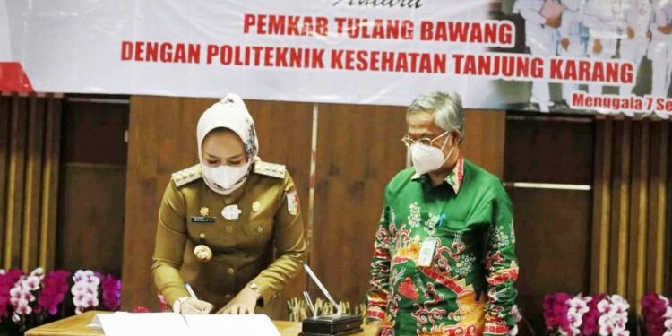 MoU Dengan Poltekkes Tanjung Karang, Winarti: Program Sekolah Gratis Untuk Masyarakat