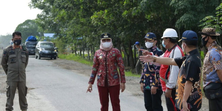 Ini Harapan Winarti Usai Tinjau Langsung Jalan dan Vaksinasi Covid-19