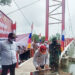 Ini Pesan Winarti Saat Meresmikan Jembatan Merah Putih