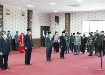 Winarti Lantik Tiga Kadis dan Direktur RSUD Menggala