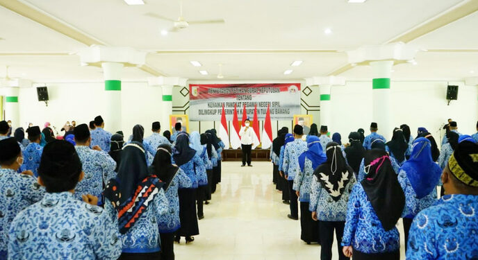239 PNS Tulang Bawang Naik Pangkat, Terbanyak Golongan III