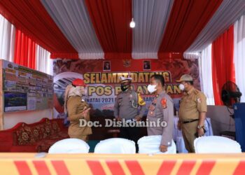 Tinjau Pos Pelayanan Nataru di Unit 2, Winarti Ucapkan Terima Kasih