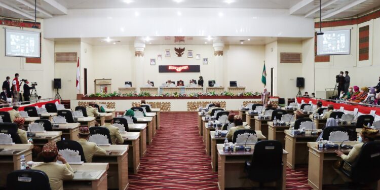 Peringati Dua HUT, DPRD Tulang Bawang Gelar Rapat Paripurna
