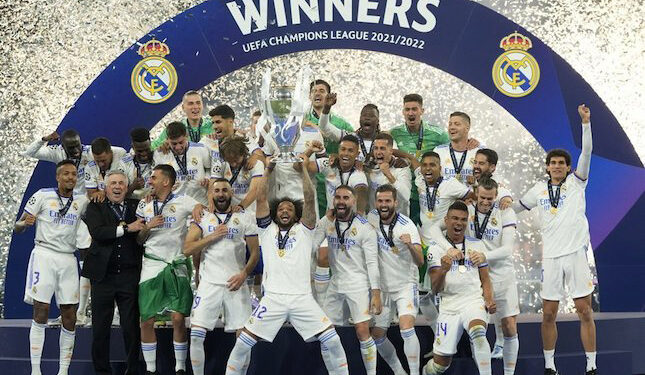 Real Madrid Juara Liga Champions 2022 dan Menjadi Klub Tersukses Mengumpulkan Trofi Si Kuping Besar