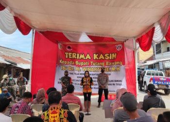 Winarti Gelontorkan Rp 335 Juta Untuk Korban Kebakaran di Pasar Unit 2