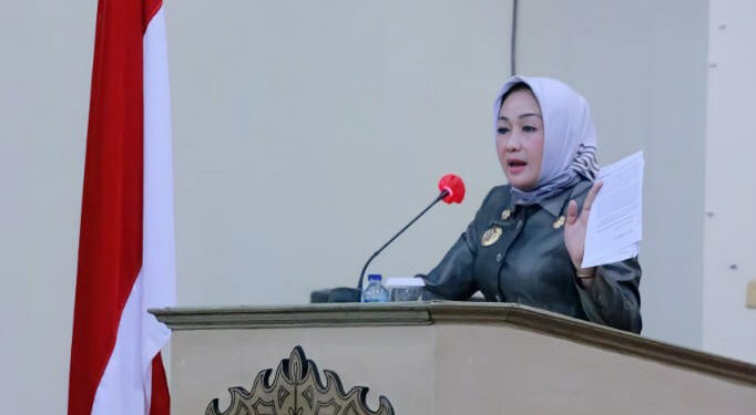 Sampaikan LPP APBD TA 2021 Pada Rapat Paripurna, Winarti: Sabet Predikat WTP Dari BPK-RI