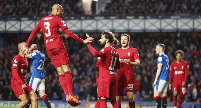 Liga Champions: Liverpool Pesta Gol di Markas Rangers