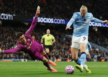 Haaland Cetak Brace, Manchester City Raih Poin Penuh Kala Menjamu Bournemouth