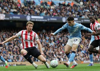 Man City Jaga Asa Juara Premier League Usai Tumbangkan Brentford Dengan Skor Telak